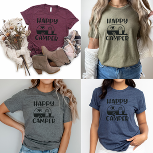 Happy Camper - Ink Deposited - Graphic Tee